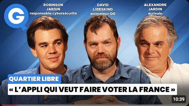 Screenshot 2026-08-31 at 11-23-20 Lappli qui veut faire voter la France » avec Alexandre et Robinson Jardin - YouTube