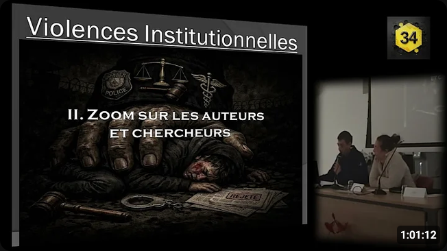 Screenshot 2026-09-02 at 16-22-26 Les Violences Institutionnelles Conférence École Politique de Juan Branco - 11_01_2026-Montpellier - YouTube